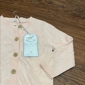 Kids Light Pink Cardigan